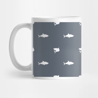 Shark from the ocean seamless vector pattern Mug